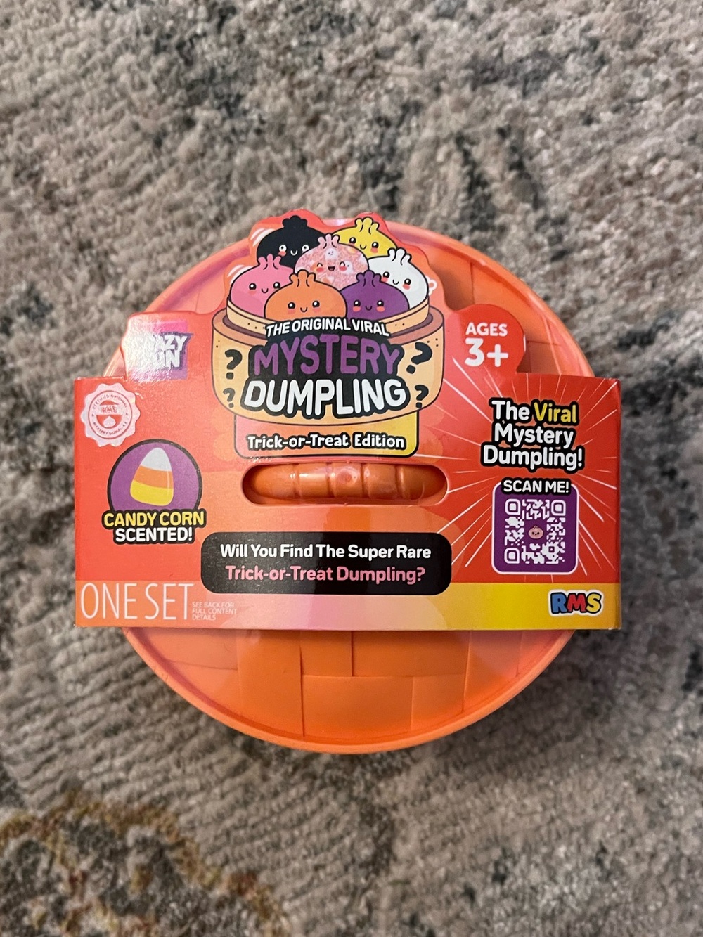 RMS candy corn scented Halloween dumpling